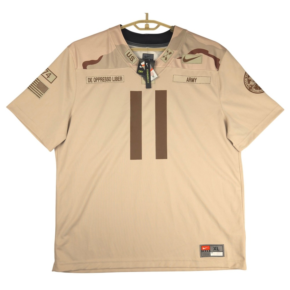 Nike Mens Army Black Knights Jersey Tan Camo XL DB2986